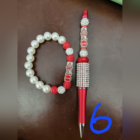DELTA SIGMA THETA BRACELET AND PEN SET - Picture 2 of 8